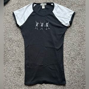 Cut & Paste Skeleton T-shirt Dress